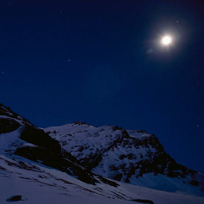 Nuit dans le Parc national de la Vanoise © PNV