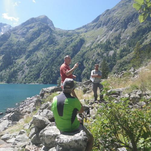 Sortie handicap auditif au Lauvitel-2016 © DR Parc national des Ecrins