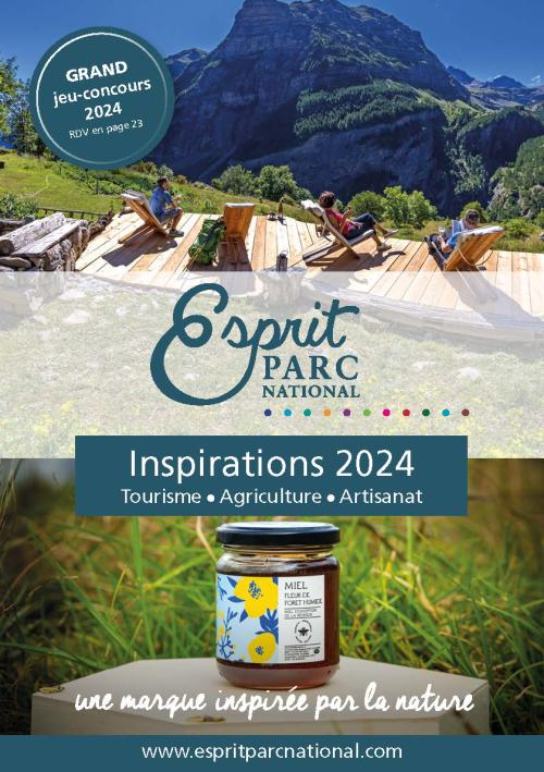 Couverture guide Esprit parc national - Inspirations 2024 © OFB - Big Bang