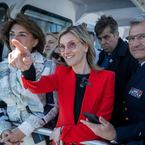 Visite de la Ministre dans les eaux du Parc national des Calanques