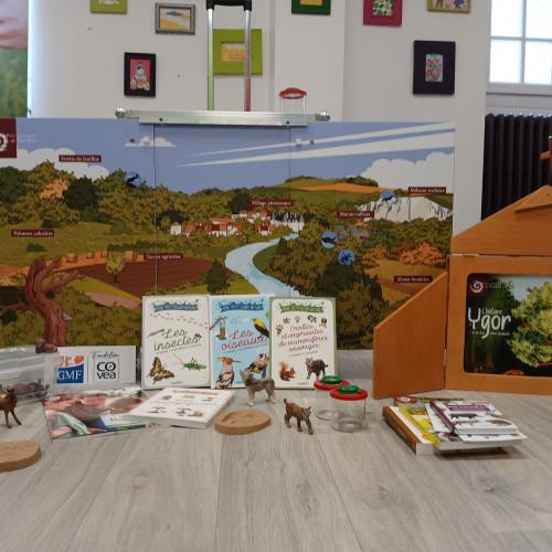 Malette pédagogique, Maison de Courcelles, 22 mai 2025 © Thomas Burel-OFB