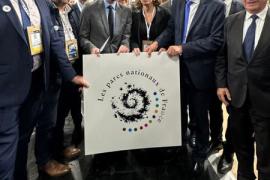 Mathieu Lefevre et les représentants des parcs nationaux 