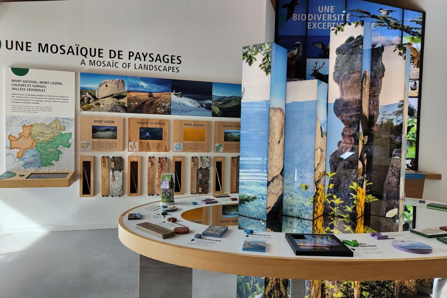 Nouvelle scénographie de la Maison du Tourisme et du Parc national © Thomas Burel - OFB