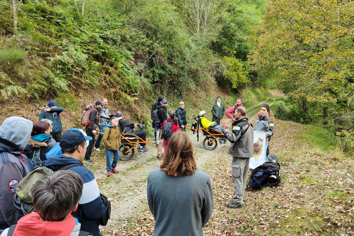 Sortie à Saint-Julien-d'Arapon sur le Stevenson, octobre 2024 © Thomas Burel-OFB