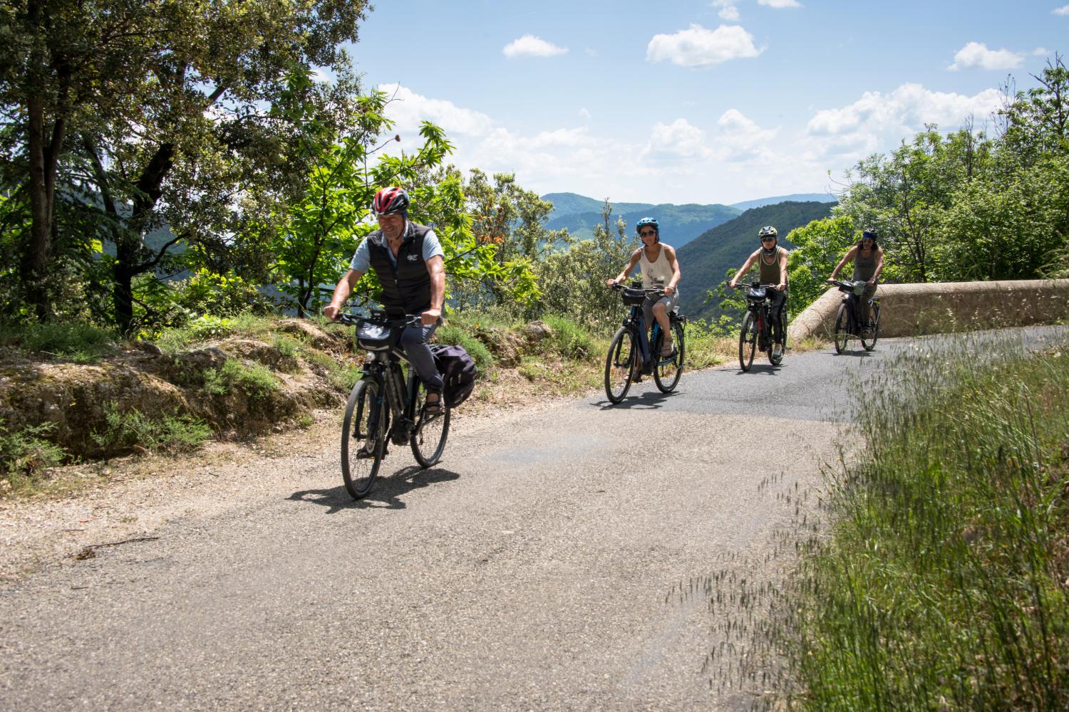 Randonnée à vélo, Semelles au Vent © Céline Lecomte-OFB