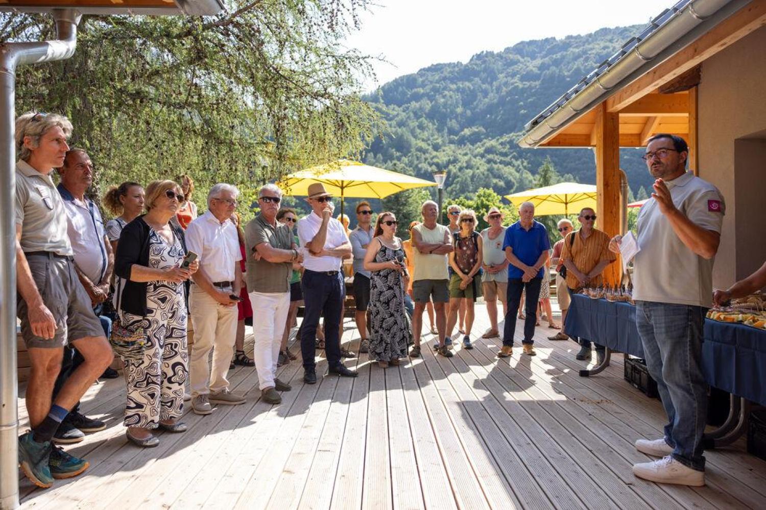 Inauguration de la base nature de l'Iscle © Olivier Sabatier - Parc national des Ecrins